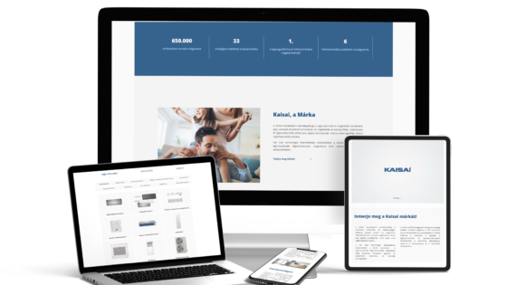 Kaisai weblap készítés wordpress
