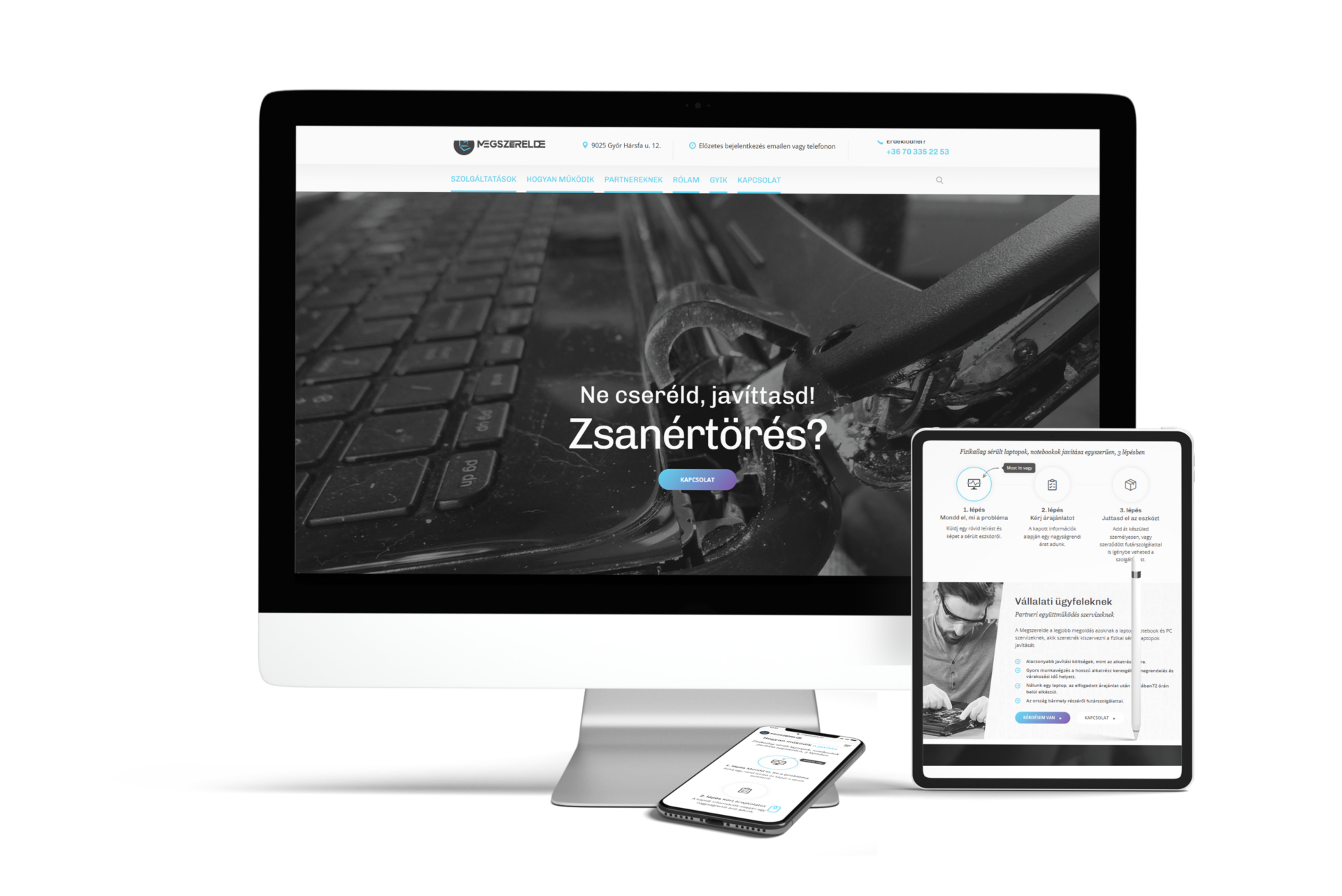 wordpress weboldal készítés